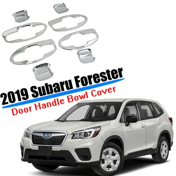 

Fit for 2019 2020 Subaru Forester Exterior Door Handle Bowl Cover Trim ABS Chrome Sliver Style Car Styling Car Accessories