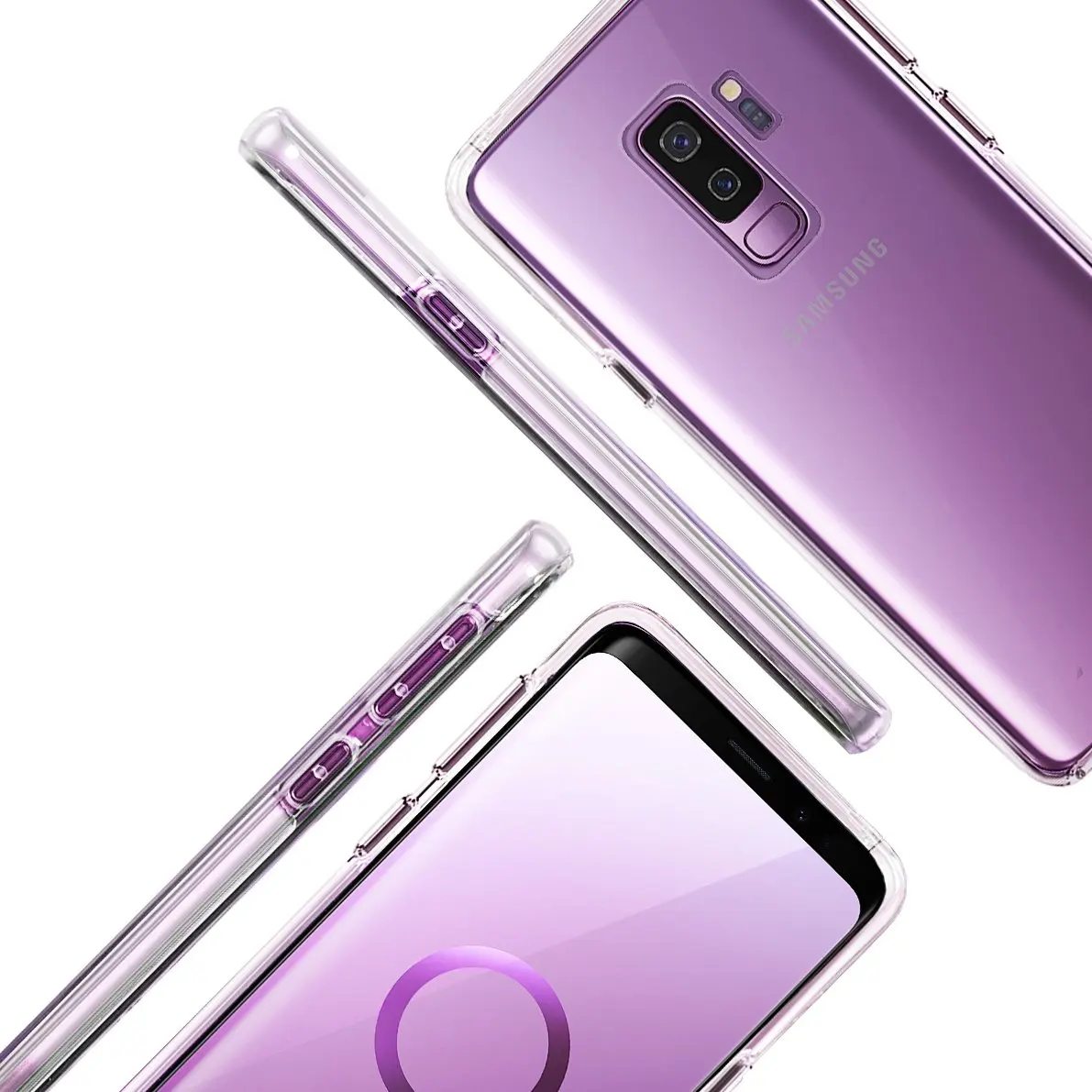 PELLICOLA VETRO TEMPERATO CURVO Per SAMSUNG GALAXY S9 + PLUS Protezione SM-G965F