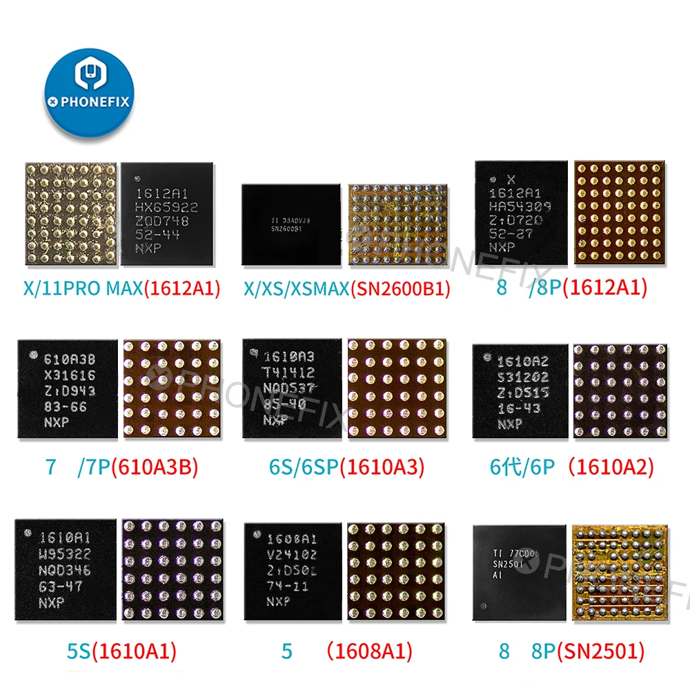 5 шт./лот Беспроводная зарядка IC U2 зарядное устройство для iPhone 8 11 Pro Max USB мощность