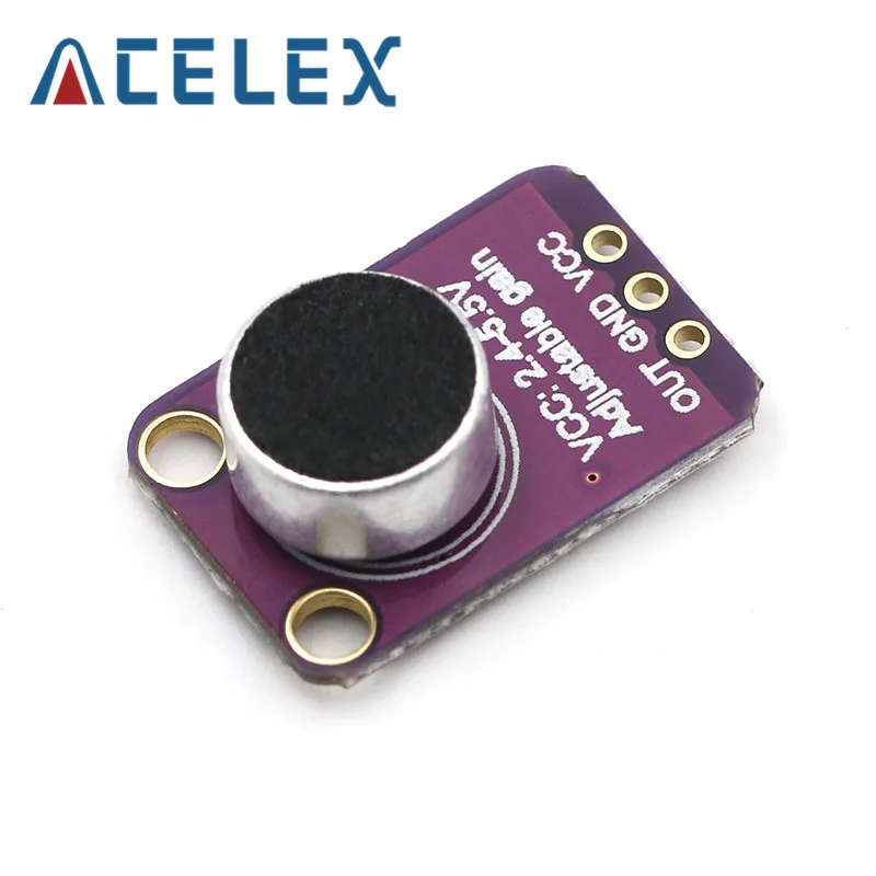 GY MAX4466 Electret микрофонный модуль усилителя с регулируемым коэффициентом усиления