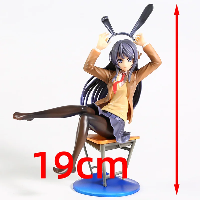 Seishun Buta Yarou Wa Sakurajima Mai 1/8 фигурка ПВХ фигурка Коллекционная модель игрушки