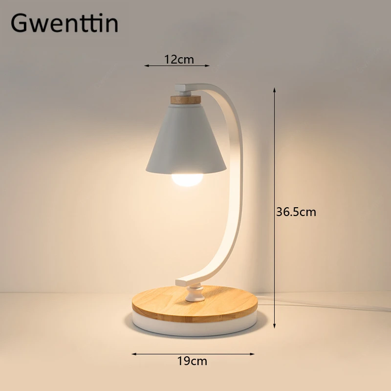 Nordic Table Lamp Hugging Lover Standing Desk Light Bedroom Bedside Lamp Home Decoration Modern LED Light Fixture Loft Luminaire - Lampshade Color: B White