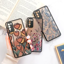 

Nova 5T Case Honor 50 Case Flower Hard Cover For Huawei P50 P30 Lite Honor 10i 9A 8X 10X 30 Lite 20 50 Pro SE Funda Shockproof