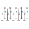 10x Plastic Electric Line Pole Model for Train SCENERY 1:100 HO TT Scale Electric Line Pole Model 3