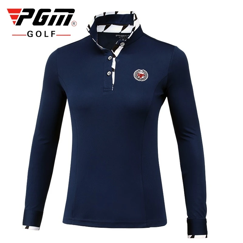 Pgm Womens Golf Long Sleeve T Shirts Ladies Outdoor Uv Protect