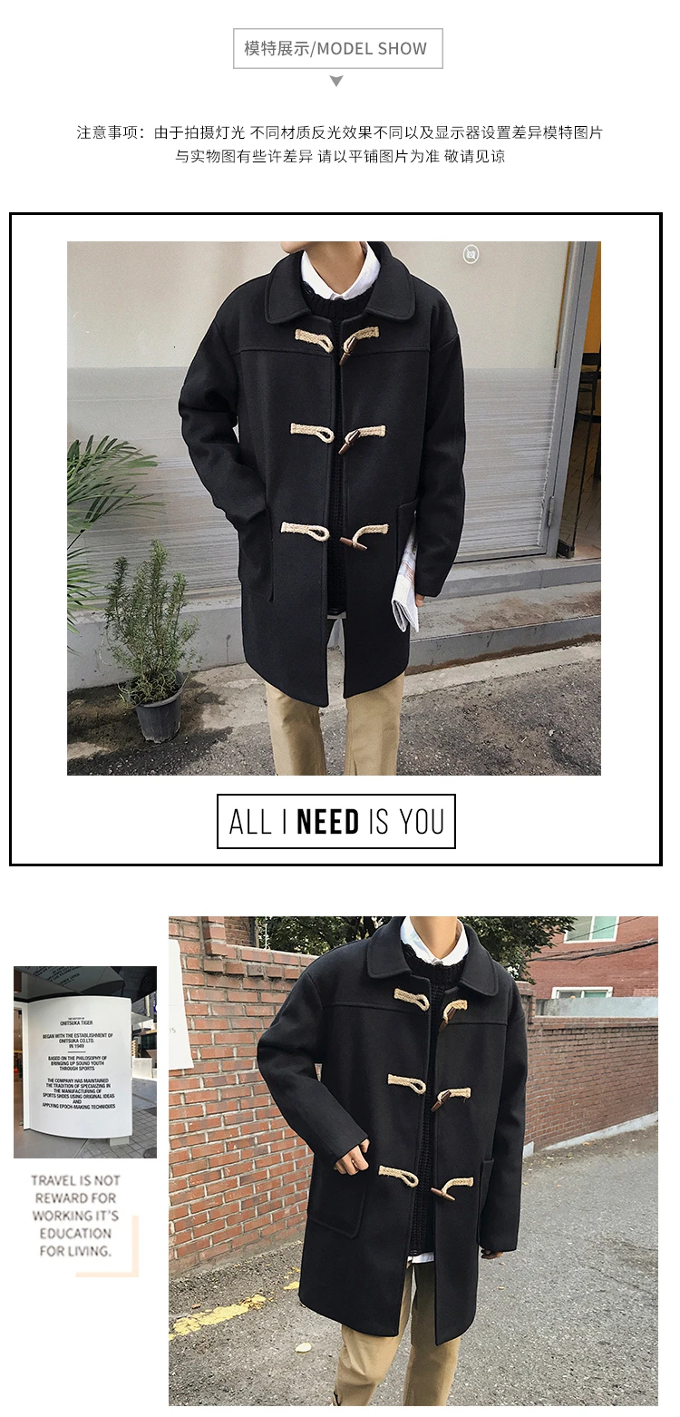 Men's Loose Winter Thickening Large Size Coat Cotton Clothes Fleece Warm Thick Jacket Outerwear Windproof Casual Long Wool