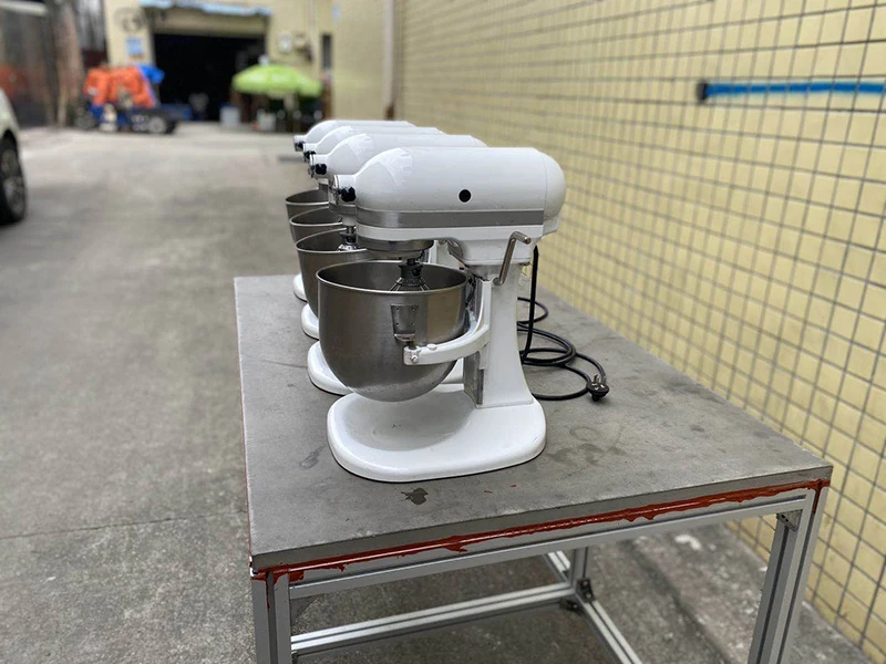 Food Stand Mixer Stainless Steel Bowl 6-speed Kitchen Cream Egg Whisk Blender Cake Dough Bread Mixer Maker Machine Used