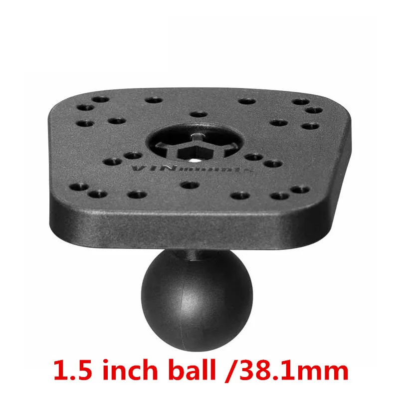 Kayak fish finder radar monitor bracket 1.5 inch fish finder ball