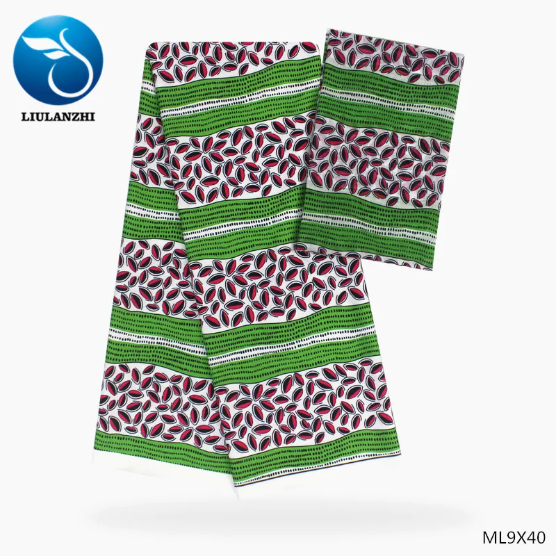 LIULANZHI шифоновая ткань Африканская новая Модальная ткань+ нигерийская шифоновая ткань для платья 6 ярдов/партия ML9X18-ML9X82