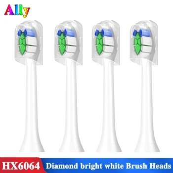 

For Philips Sonicare W2 Optimal White HX6063/67 Replacement Brush Heads Diamond Clean White 3 6 9 series Electric toothbrush