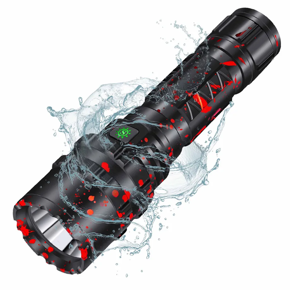 Светодиодный фонарик XHP50.2 самый мощный XLamp L2 охотничья аккумуляторная батарея USB