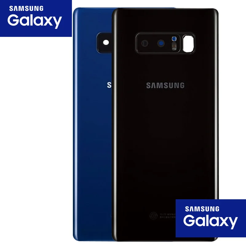 Оригинальный чехол для SAMSUNG Galaxy Note 8 N950 N950F N9500 Задняя стеклянная крышка батареи