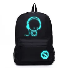 Настраиваемая сумка для компьютера средняя школьная сумка для мужчин ночник рюкзак с usb-портом женский корейский стиль C