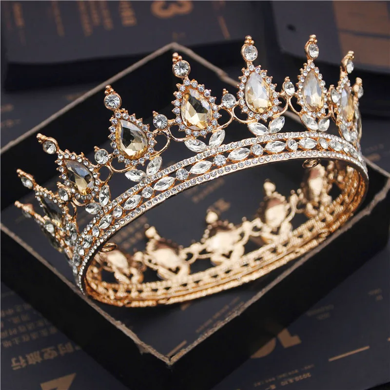 Jewelry Accessories Hair Accessory Hair Headdress Bridal Headwear Hair Band Crown Bride Royal Purple Crystal Queen King Tiaras and Crowns Bridal Pageant Diadem Head Ornament Wedding Hair Jewelry Accessories