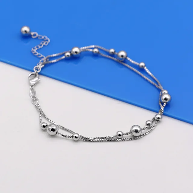 Palpitate Sterling Silver Turtle Anklet | Adjustable Sea Ocean Anklet For Women With CZ | Beach Jewelry Gift