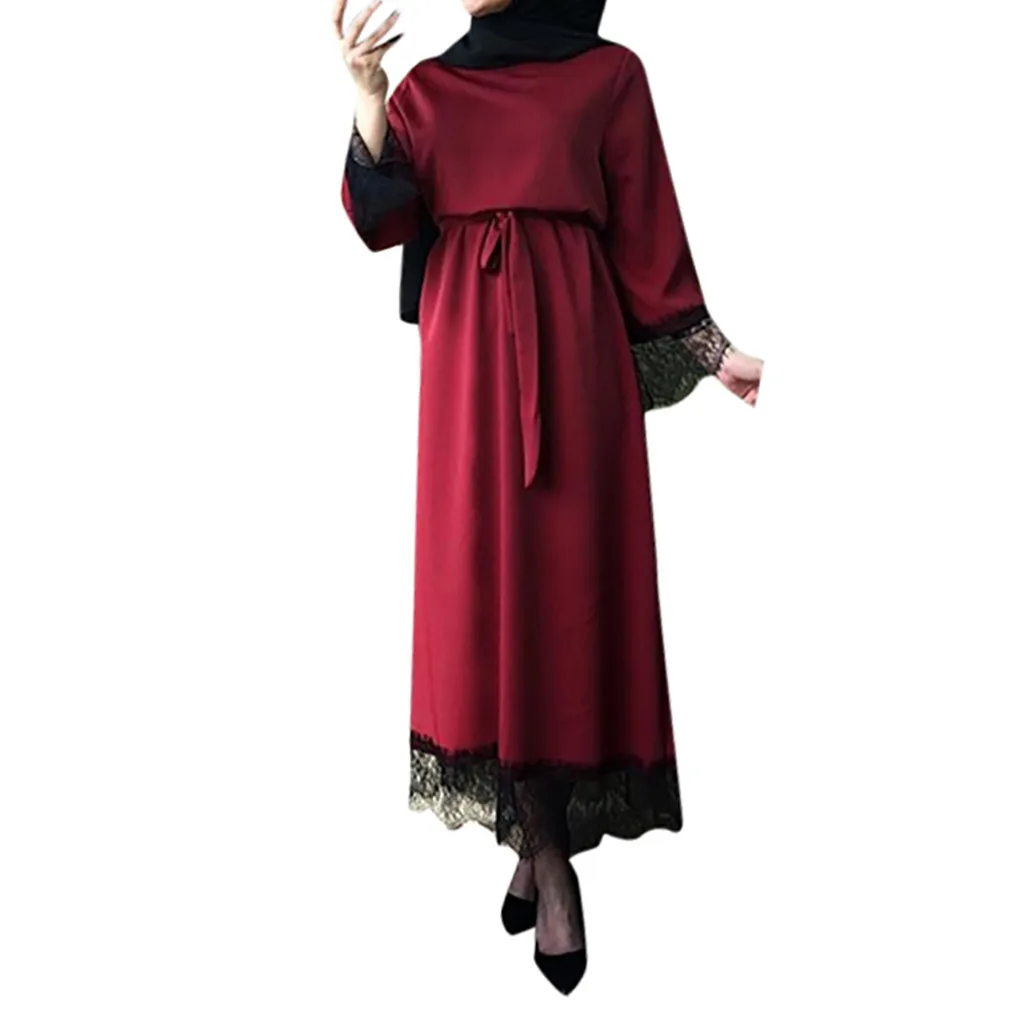 Muslim Arabic Islamic Dubai Kaftan Abaya Vestidos Women Abaya Dubai Ramadan Caftan Moroccan Muslim Dress Turkish