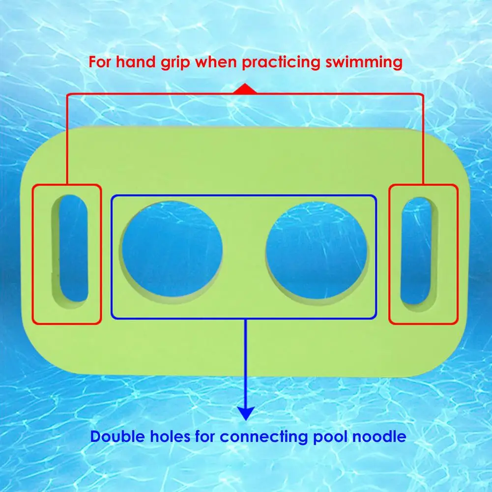 3pcs/set Deluxe Swimming Pool Noodle Connector With 2 Cross Holes Connection Joint For Kid Water Toy Chair DIY Building Assemble