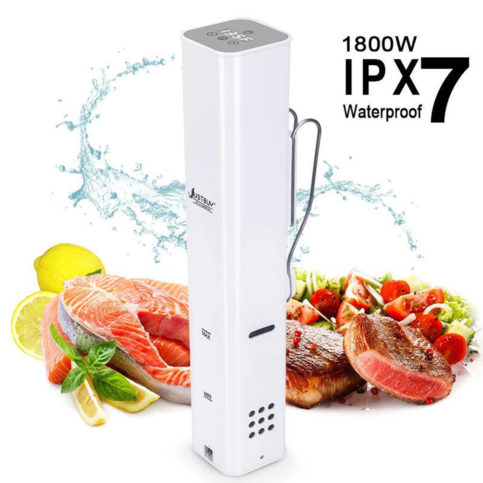  IPX7 Waterproof Sous Vide Precision Cooker Machine Slow Cooker with LCD Digital Accurate Control