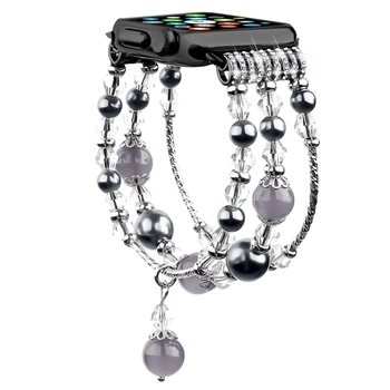 

Agate Watch Strap for Apple Watch 1 2 3 4 Strap Women's Fashion Wrist Bracelet for IWatch 42Mm 44Mm Watchband