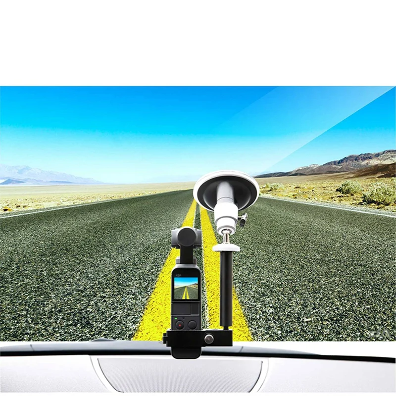  For Dji Osmo Pocket Camera 360 Degree Car Holder Windshield Mount Bracket Stand