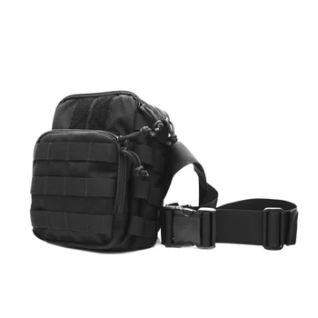 

Outdoor Climbing Hiking Bag Multifunctional Patrol Shoulder Bag - Black