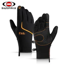 Сверхлегкие Зимние перчатки для бега, для шоссейного велосипеда, светоотражающие, водонепроницаемые, с сенсорным экраном, Осенние, походные перчатки, черные, оранжевые, серые, M, L, XL, XXL