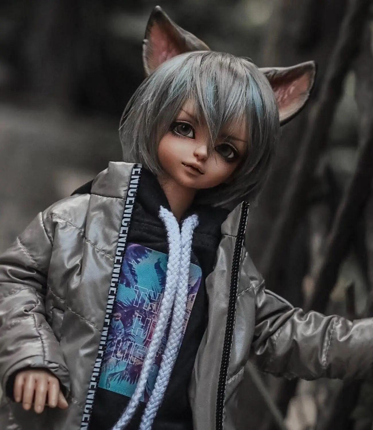 BJD кукла милая девочка милый мальчик серый Ace 1/4 Размер MSD подарок на день рождения