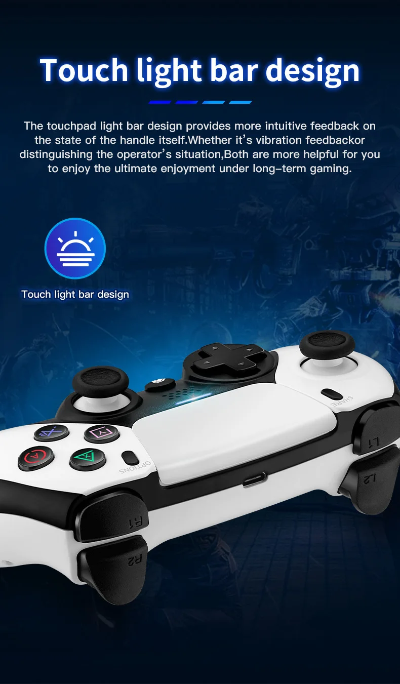 Wireless Joystick Gamepad Wireless Game Controller Joypad For PS4 NS Switch Pro PC Controller