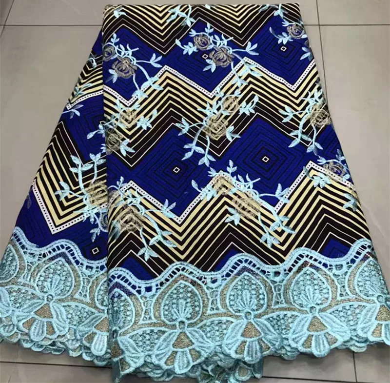 african lace fabric 100% cotton fabric guipure lace fabric african cord lace 6yard nigerian lace fabrics african fabric ZQ-B23