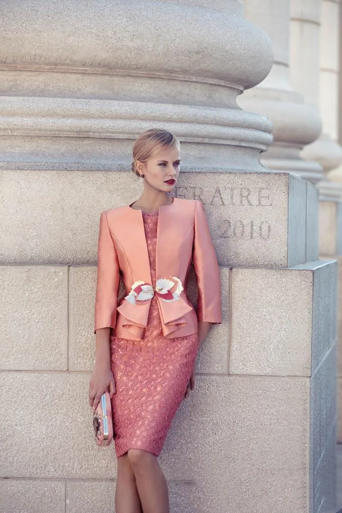 Mother Of The Groom Dresses With Jackets Knee Length 2025 libe