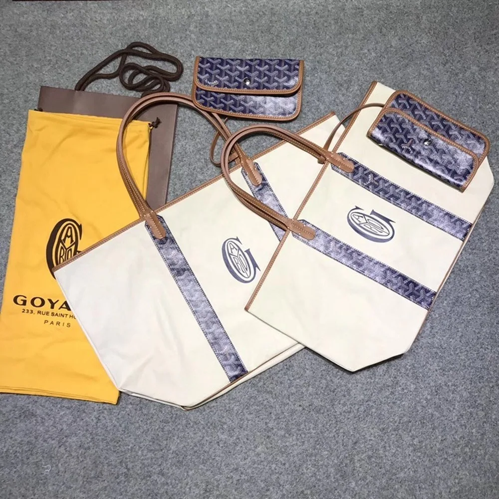 

Two-sided Shopping Bag Tote Bag with Leather Silk Screen Printing Bag Women Leather Handbags Genuine Leather Bag