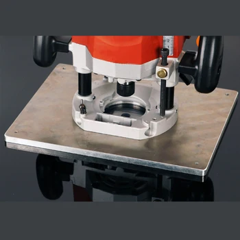 

Electric Wood Milling Trimming Machine Flip Plate Guide Table Aluminum Router Table Insert Plate For Woodworking Work Bench