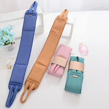 

1pc Shower Cloth Household Merchandises Bathroom Products With Pull Ring Back Scrub Exfoliating Massage Bath Towel Massage