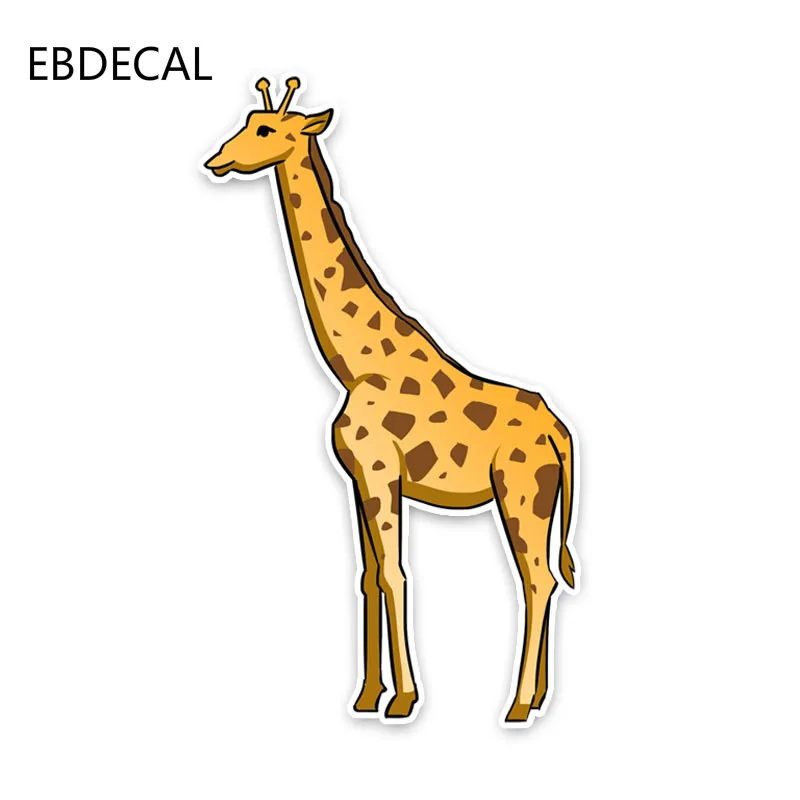 EBdecal Cartoon Animal Giraffe Auto Car Bumper Window Wall Suitcase Decal Sticker Decals DIY Decor CT13250 | Автомобили и