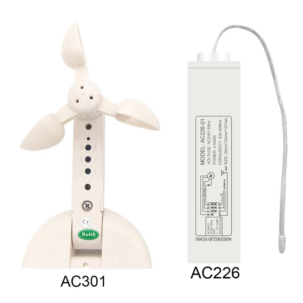 Capteur De Vent Universel Pour Store Banne Capteur Universel De Pluie Et De Vent Sans Fil 433mhz, Pour Auvent Et  Volet, Compatible Avec Moteur Tubulaire Modifié Pour Maison Intelligente -  Modules De Domotique - AliExpress