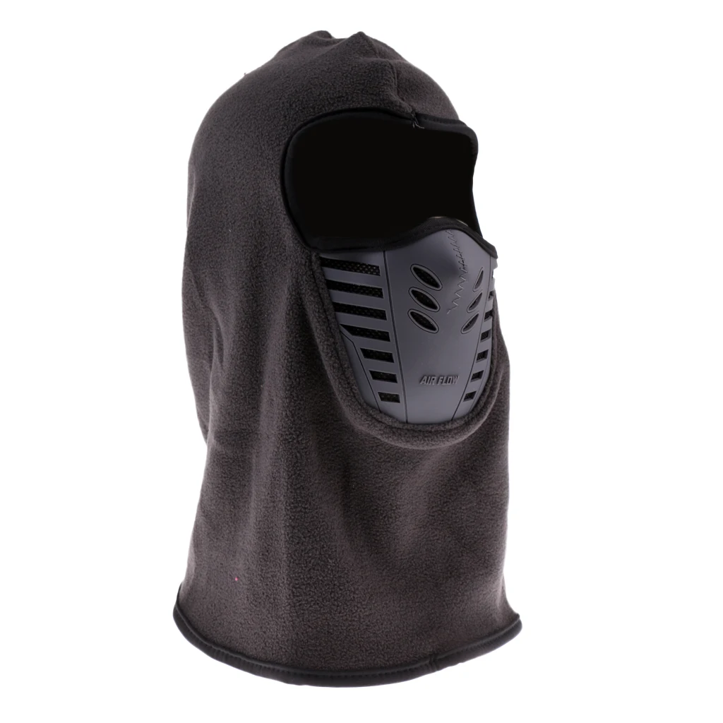 Winter Fleece Balaclava - Windproof Mask Adjustable Face Head Warmer for Skiing, Cycling, Motorcycle Outdoor Sports