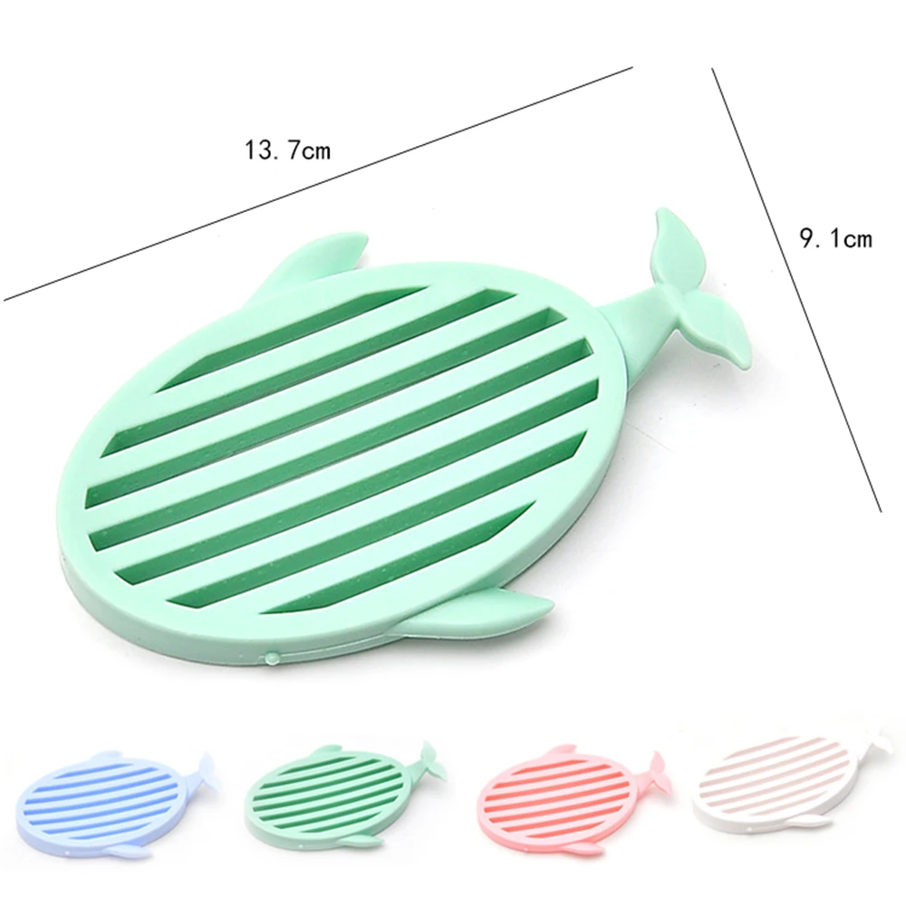 

Multi-functional Household Storage Soap Box Bathroom Shower Whale Shape Soap Box Dish Storage Plate Tray Holder Bathroom Supply