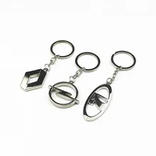 Модный 3D металлический автомобильный брелок цепочки кольца для ключей брелок подходит для Opel Renault Lada автомобильные аксессуары для стайлинга автомобилей