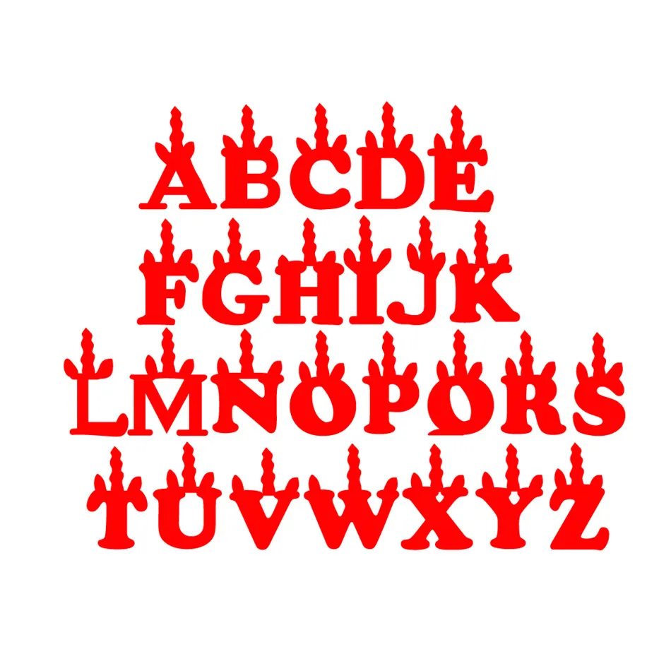 

Naifumodo Word Dies Alphabet Metal Cutting Dies Scrapbooking Embossing Dies Cut Stencils Cards Craft Dies for New 2019