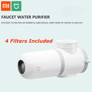 

Xiaomi Mijia Faucet Water Purifier Bathroom Tap Filtration Cleaner Kitchen Rust activated carbon Percolator Bacteria Filter