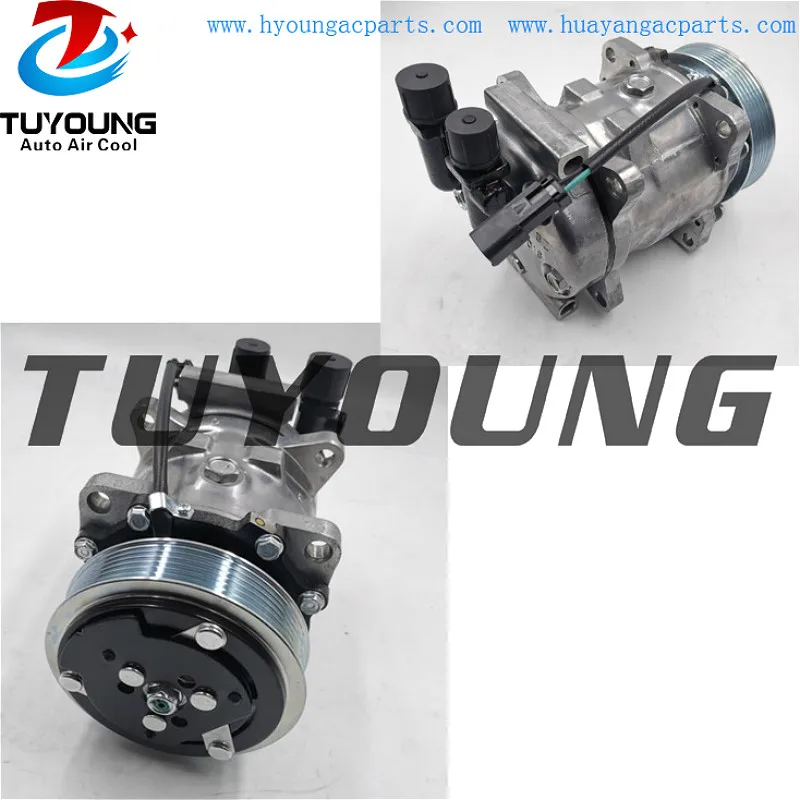 

SD5H11 AC A/C Air Conditioning Compressor for Bobcat Skid Steer Loader S630 S650 S750 T630 T650 7023580 7280493 7279628