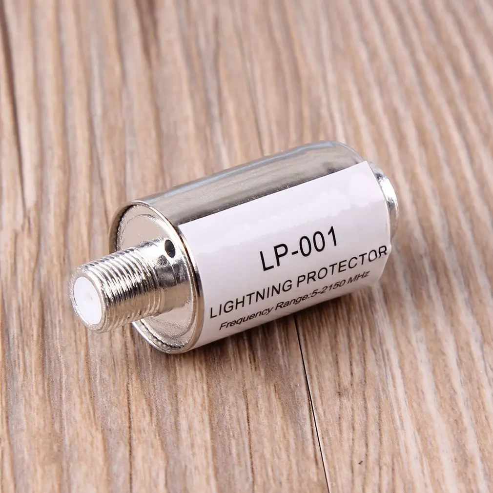 New 5-2150MHz Lightning Arrester Low Insertion Loss Surge Protecting Devices For CB Ham Receiver & TV Lightning-proof Gadgets