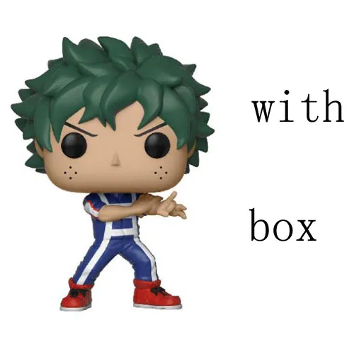 Funko Pop аниме My Hero Academy персонаж Deku& Katsuki& All Might& TODOROKI Tsuyu Милая Виниловая фигурка Коллекция Модель игрушки - Цвет: with retail box