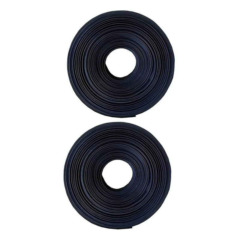

2 Pcs Black Heat Shrink Tube Electrical Sleeving Car Cable/Wire Heatshrink Tubing Wrap, 3MM,1M & 6MM,1M