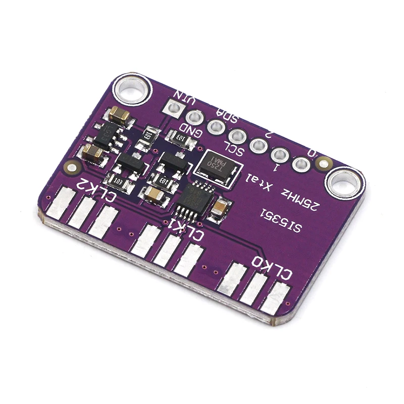 DC 3 V-5 V CJMCU-5351 Si5351A Si5351 I2C тактовый генератор коммутационная плата модуль генератор сигналов часы 8 кГц-160 МГц для Arduino