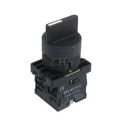 

600V 10A Three 3 Position Rotary Select Selector Switch 2 NO XB2-ED33