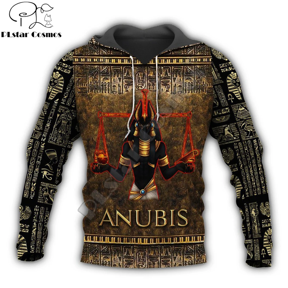 

Ancient Egypt Anubis 3D All Over Printed Mens autumn Hoodie Harajuku Unisex Casual Pullover Streetwear Jacket Tracksuits DK130