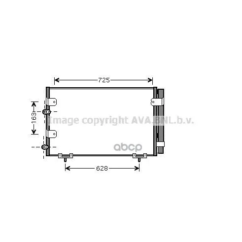 Радиатор Кондиционера Toyota: Previa(Acr3) 2.0 D-4d/2.4 16v 00- Ava арт. TO5288D