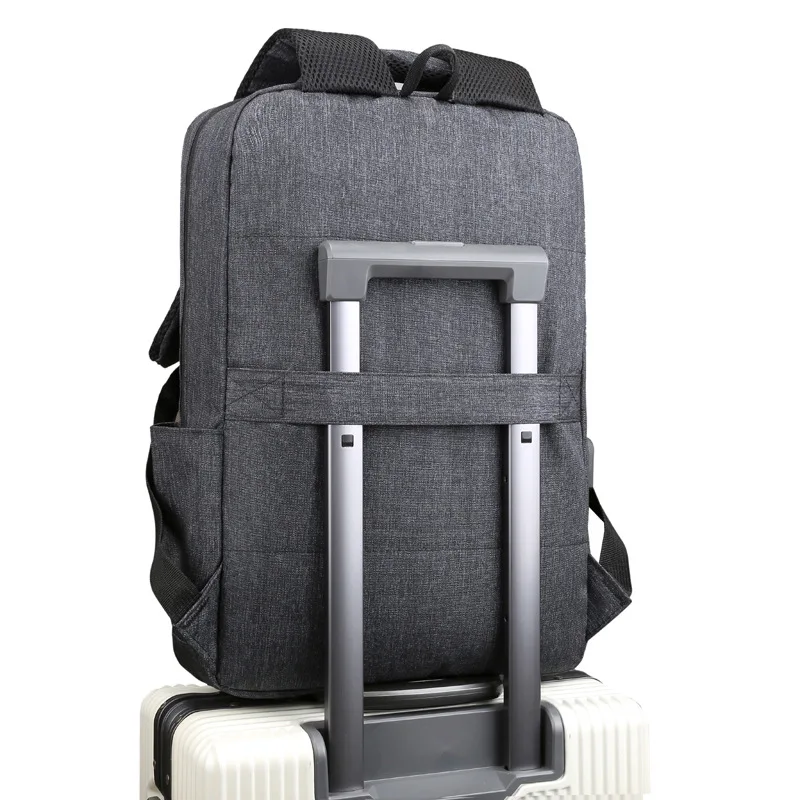 

USB Headset Jack Computer Bag New Style Business Business Trip Laptop Backpack Waterproof Wearable Lightweight Boarding Bag