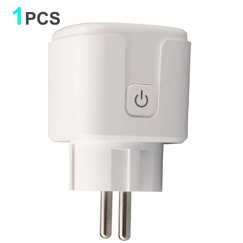 1PCS EU Smart Socket Умная розетка wifi розетка eu вилка электрическая смарт розетка вай фай 16A таймер wifi управлением пультом Tuya Smart Life App Голосовое умный дом Alexa Google Home kit IFTTT 220V 240V евро адаптер розетка wi fi - Цвет: 1PCS EU Smart Socket